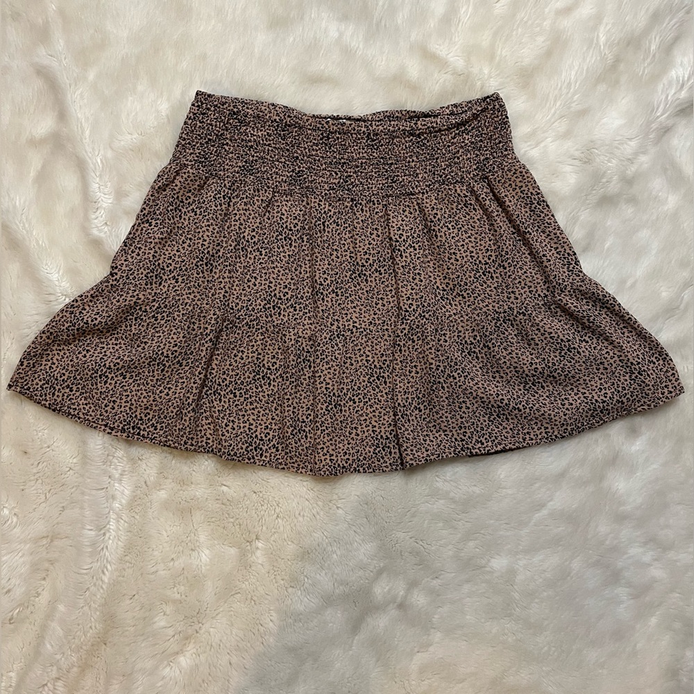 Cheetah print skirt